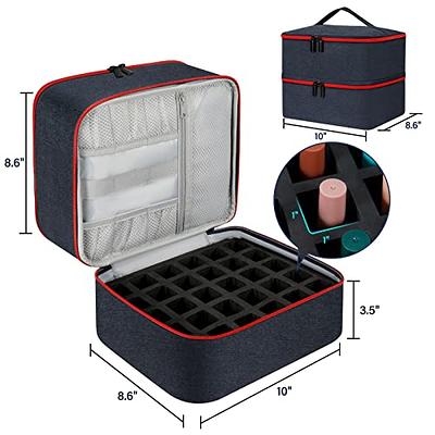 Nail Polish Organizer Case, UV Nail Lamp Case Double-Layer Nail