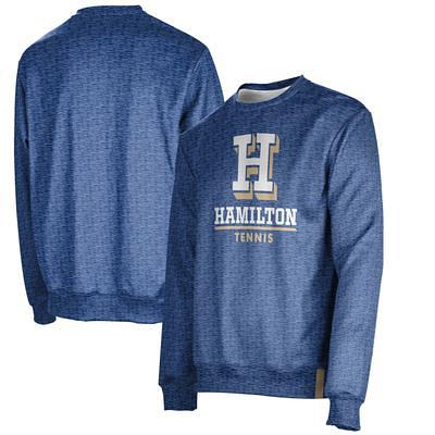 Men's Blue Detroit Titans Golf Name Drop Crewneck Pullover Sweatshirt