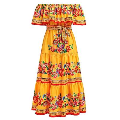 Long Mexican Dress