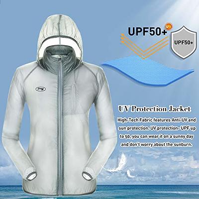 Dooy Sun Protection Jacket Ultra Thin Lightweight Breathable Packable  Outdoor Cycling Jacket Hoodie Skin Clothing for Men & Women（Grey，2XL） -  Yahoo Shopping