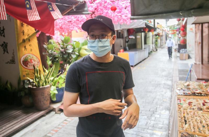 Loh, who works at Jelly Bar at Concubine Lane, speaks to Malay Mail during an interview in Ipoh.