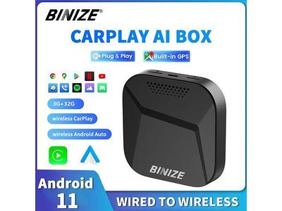 Binize Wireless Android Auto Adapter Wireless CarPlay Android Auto