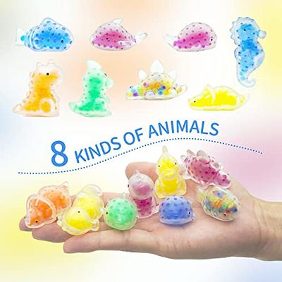 10/50PCS Mini Squishy Toys Mochi Squishies Kawaii Animal Pattern