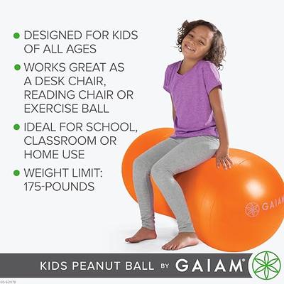  Exercise Balls, Gaiam Kids Wobble Stool Desk Chair -  Alternative Flexible Seating Balance Wiggle Chair