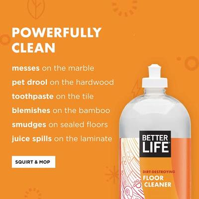 Bona Floor Cleaner, Hard-Surface, Lemon Mint, Citrus Scent - 64 fl oz