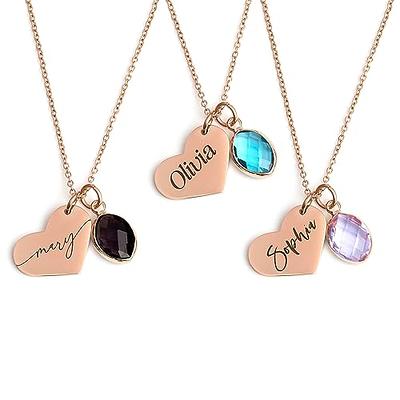 Custom Engraved Mama Bar Necklace - Heartfelt Tokens