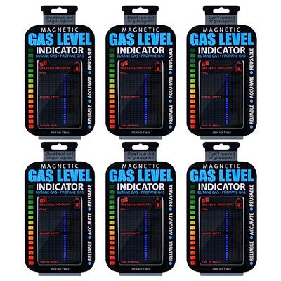 Magnetic Gas Level Indicator, 4 PCS Reusable Propane Fuel Level Indicators,  Propane Gas Tank Gauge, Butane Gas Level Indicator for Home Kitchens,  Outdoor Barbecues, Camping 