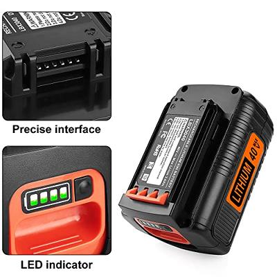 Energup 40V 3500mAh Replacement Black and Decker 40Volt Lithium