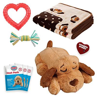 Snuggle Puppy Plus Smart Heartbeat Toy for Pet Anxiety Relief, Doodle