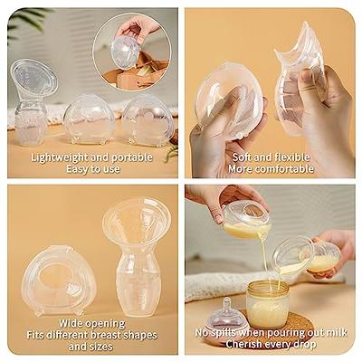 Haakaa Breast Shells Milk Saver Nursing Cups Breast Milk Collector Shells  Breast Milk Catcher for Nursing Moms, Food Grade