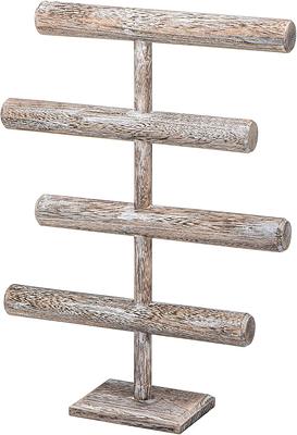 Ikee Design 4 Tier Bars Bracelets Jewelry Stand, Metal Type