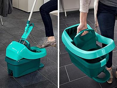 Lavex 26 Qt. Green Mop Bucket and Side Press Wringer Combo