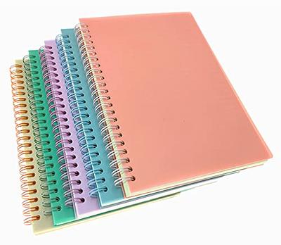 EOOUT 3 Pack A5 Spiral Notebook, Hardcover Spiral Journal, 5.5 x