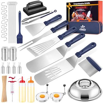 Griddle Accessories Kit,Upgrade 138pcs Flat Top Grill Accessories