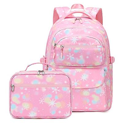 Sequin Tie Dye Backpack Set for Girls, 16 inch, 6 Pieces