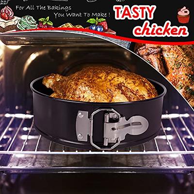 Webake 4 1/4 Inch non-stick springform pan,removable bottom leakproof