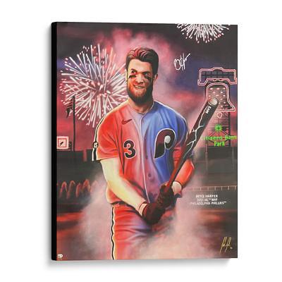 Shohei Ohtani Los Angeles Angels Fanatics Authentic Stretched Autographed  36 x 48 Original Artwork Canvas by Artist Bill Lopa - Limited Edition #1  of 1