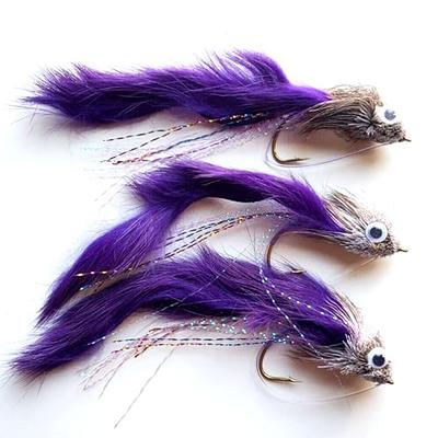 Lefty's Deceiver Fly Fishing Flies Collection Assortment of 8 Saltwater and  Bass Flies Hook Size 1/0 