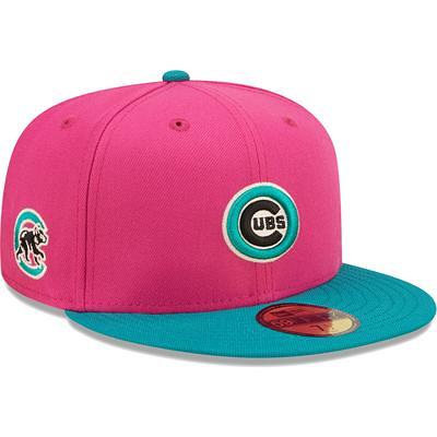 Men's New Era Pink/Green Chicago Cubs Cooperstown Collection Passion Forest  59FIFTY Fitted Hat - Yahoo Shopping
