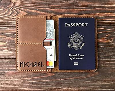 Personalized Passport Cover - Premium Leather