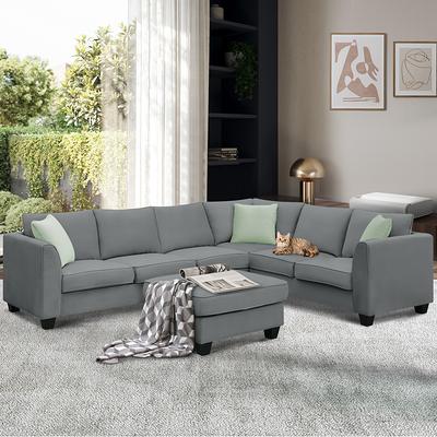 HONBAY Comfy Back Cushion Pillow with Removable Cover for Modular Sofa