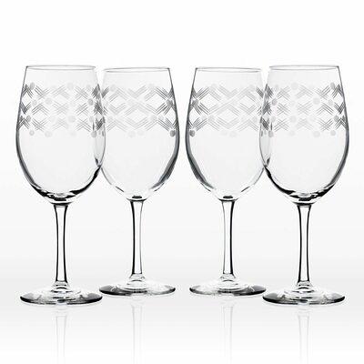 MARTHA STEWART 4-Piece 10 oz. Martini Glass Set 985118497M - The