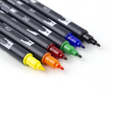 6pk Dual Brush Pen Art Markers Pastel Palette - Tombow