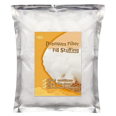 100g/3.53OZ Premium Polyester Fiber, Fiber Fill Stuffing, White High  Resilience Fill Fiber for Stuffed Animal Crafts, Pillow Filling and  Fiberfill DIY