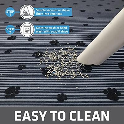 Drymate Cat Litter Mat Medium Black for Cats 