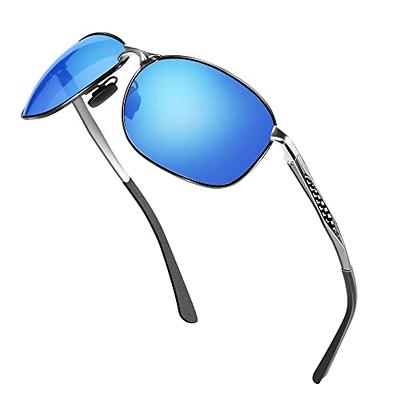 LADEESSE Sunglasses For Men Polarized UV Protection Lightweight Metal Frame  Driver Fishing Sport With Spring Hinge - Yahoo Shopping