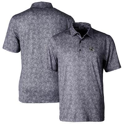 Philadelphia Eagles Cutter & Buck Helmet Pike Banner Print Stretch Polo -  Black