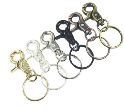 Flat Key Ring,light Gold Key Rings,round Key Fobs,key Ring Split Ring Metal Key  Ring,keychain Split Jump Ring,crafts Supplies-1'',1 1/2'' 