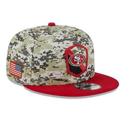 New Era Men's Black, Scarlet San Francisco 49Ers Pinstripe 9Fifty