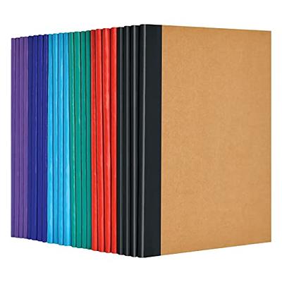 Blank Paperback Notebook Journals (5.5 x 8.5 Inches, White, 24