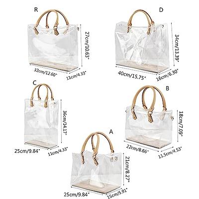  Clear PVC DIY Tote Bag Handbag Making Kit Handmade Gift Bags  Craft Accessories Tool Set Birthday Holiday DIY PVC Bag