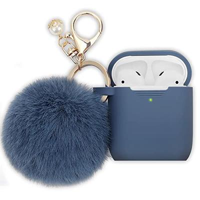 Custom AirPod Case Cute With Pom Pom Keychainsilicone AirPod 