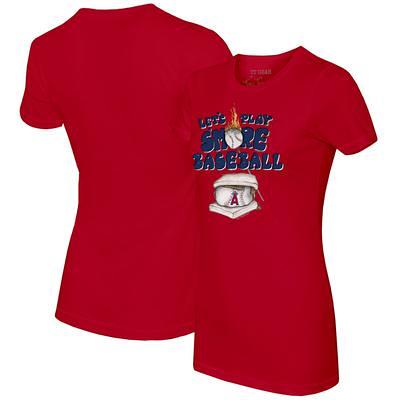 Los Angeles Dodgers Tiny Turnip Women's Smores T-Shirt - Royal