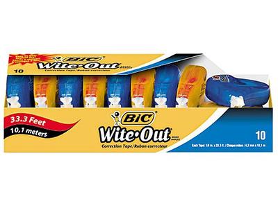 BIC Wite-Out EZ Correct Correction Tape, White, 18/Pack, 4 Packs/Carton  (50589-CT)