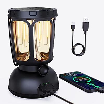 Raynic 6000 LED Camping Lantern Rechargeable, 650LM Hand Crank