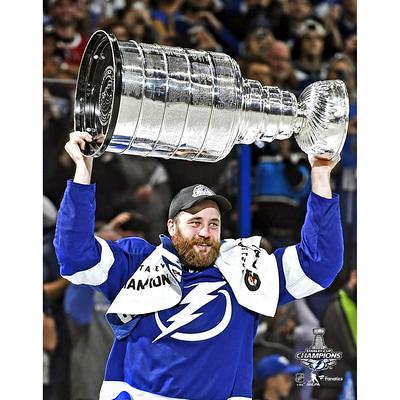 Brayden Point Tampa Bay Lightning Unsigned 2021 Stanley Cup Champions Raising Photograph