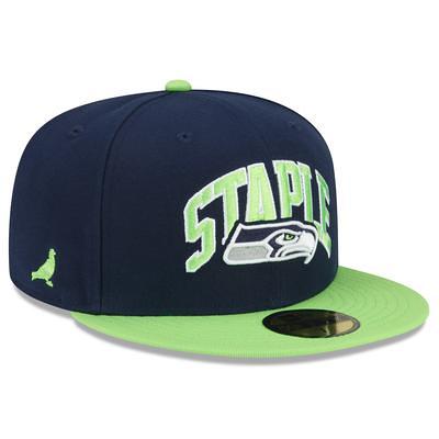 Seattle Seahawks New Era All Fluorescent Red 59FIFTY Fitted Hat