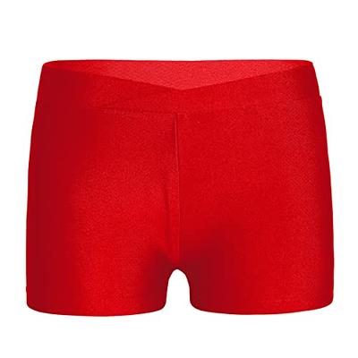 Kids Girls Workout Shorts Solid Color Athletic Strechy Danse Yoga Shorts  Bottoms