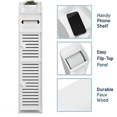 Viewmoi Small Bathroom Storage Cabinet for Small Spaces, Can Store Paper  Towels, Toiletries Female Hygiene Products, Over Toilet Storage Cabinet for