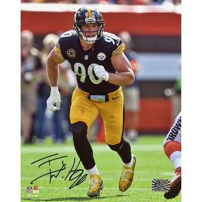 T.J. Watt Pittsburgh Steelers Fanatics Authentic Autographed Riddell Speed  Authentic Helmet