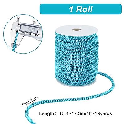 PH PandaHall 18 Yards 5mm Twisted Cord Trim 3-Ply Twisted Cord Rope Nylon  Crafting Cord Trim Thread String for DIY Craft Making Home Christmas  Decoration Upholstery Curtain Tieback, Blue - Yahoo Shopping