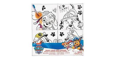 Amscan Color Your Own Paw Patrol Canvas Painting Kit-4 Small Canvases for  Painting-4x4, 1 Paint Brush & 6 Assorted Color Craft Paint Perfect Art  Supplies For Boys & Girls, Painting Supplies 