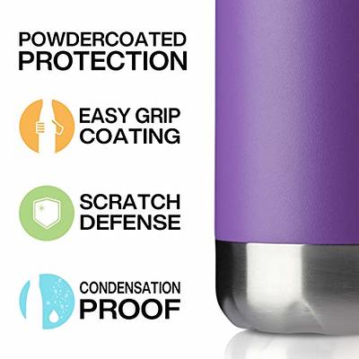 koodee Water Bottle 12 oz Stainless Steel Vacuum Insulated FLask Cola Shape  Leak-Proof Metal Water Bottles(Purple) - Yahoo Shopping