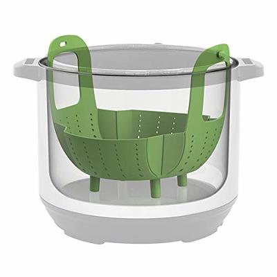 Instant Pot Official Silicone Steamer Basket, Compatible with 6-Quart and  8-Quart Cookers, Green - Yahoo Shopping