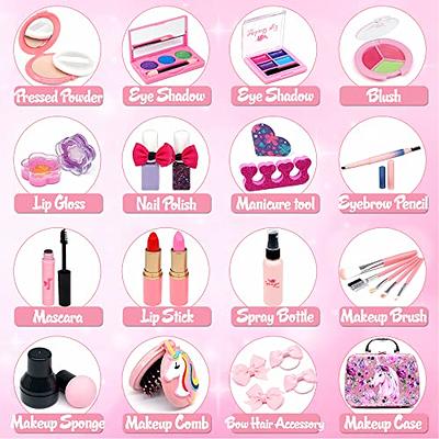 Vextronic Kids Makeup Sets for Girls, Washable Toddler Makeup Kit, Non  Toxic & Safe Pretend Play Makeup for Kids Ages 3 4 5 6 7 8 9 10 11 12,  Little Girls Makeup Kit Toy, Christmas & Birthday Gift : Toys & Games 