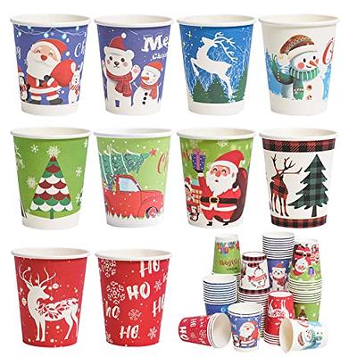 Fit Meal Prep 100 Pack 8 oz Christmas Disposable Coffee Cups, Durable  Thickened Christmas Paper Cups for Hot Beverage Chocolate Tea Cocoa, Xmas  Party Cups for Kids, Adult, Party, Holiday - Yahoo Shopping